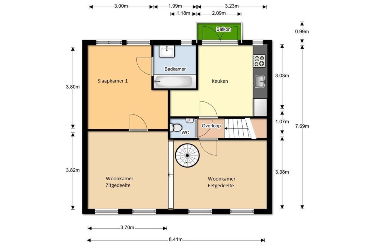 Apartmán Voorstraat-Havenzicht 1Ste Dordrecht Exteriér fotografie